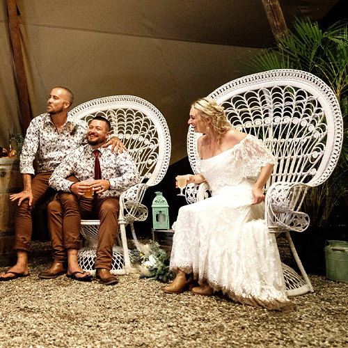 brisbane couple getting married at gold coast farmhouse