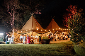 double tipi package gold coast hinterland